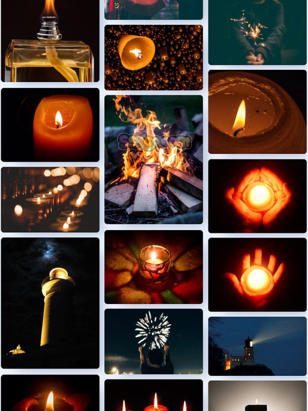 蜡烛夜晚灯光夜生活篝火高清JPG摄影照片壁纸背景图片插图素材插图16
