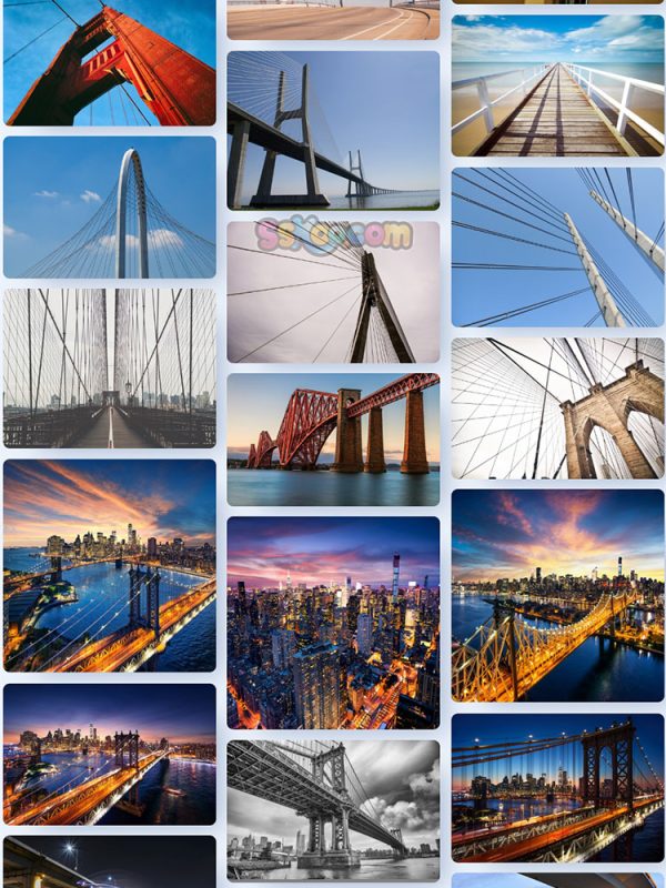 大桥高架桥桥梁观光木桥天桥特写高清JPG摄影壁纸背景插图素材插图17