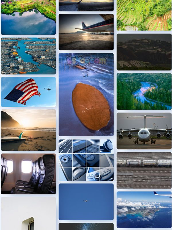高清飞机图航空图片空中飞翔客运客机直升飞机机舱俯视图设计素材插图17
