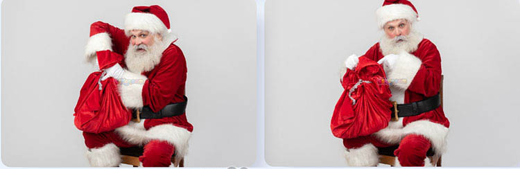 可爱圣诞老人圣诞节场景组图JPG摄影照片壁纸背景插图设计素材插图17