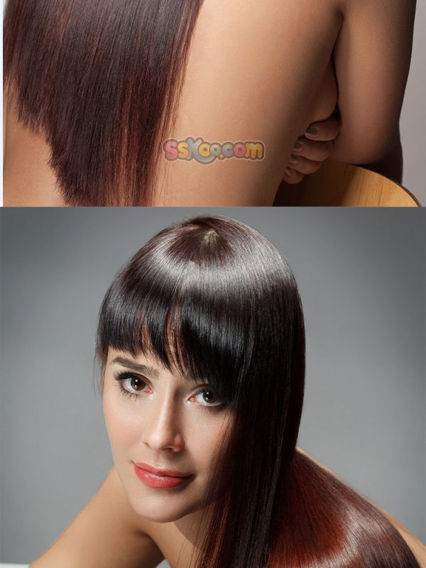 长头发的美女人物照片特写JPG摄影壁纸背景图片插图设计素材插图17