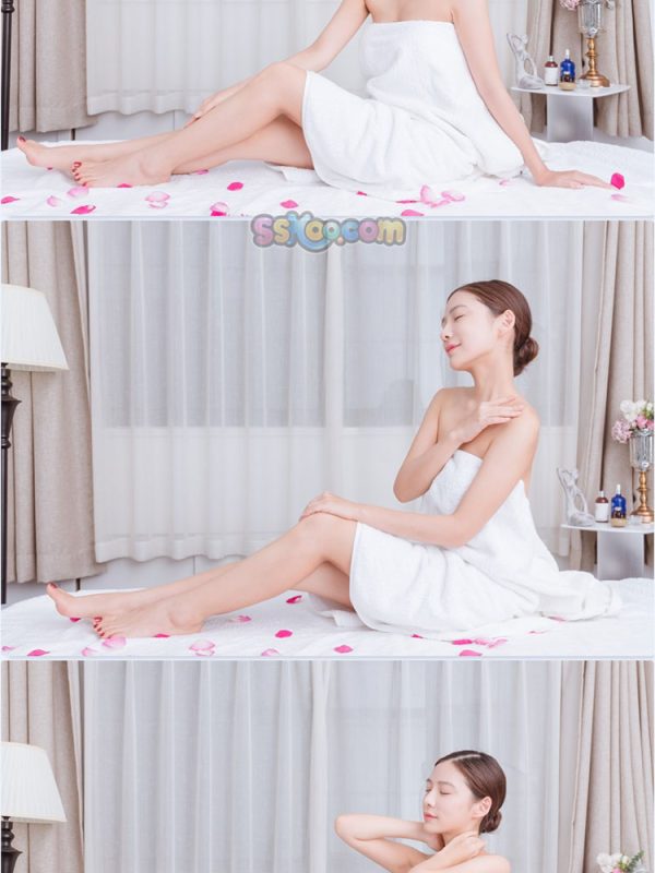 亚洲女性模特人物美容院护肤面部护理JPG高清图片插图设计素材插图17