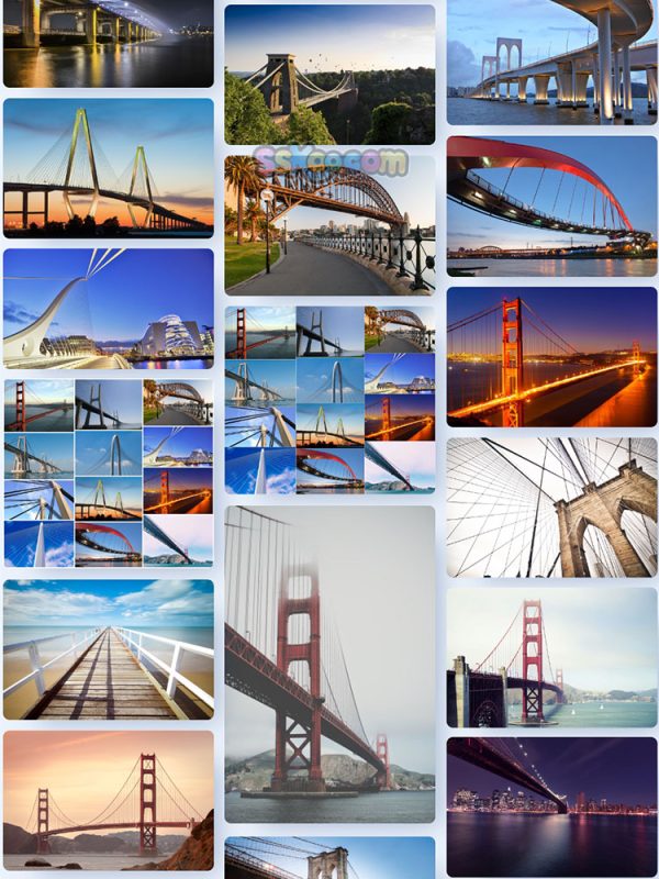 大桥高架桥桥梁观光木桥天桥特写高清JPG摄影壁纸背景插图素材插图18