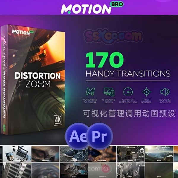 中文汉化-AE/PR可视化调用MBR预设管理脚本 Motion Bro 5.0.6 破解版下载 + 预设包