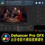 达芬奇胶片模拟视频调色插件 Dehancer Pro OFX 7.3.3 Win/Mac