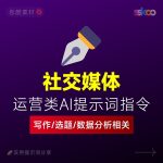 如何写社交媒体运营类AI提示词指令？【内容写作/选题/数据分析相关】