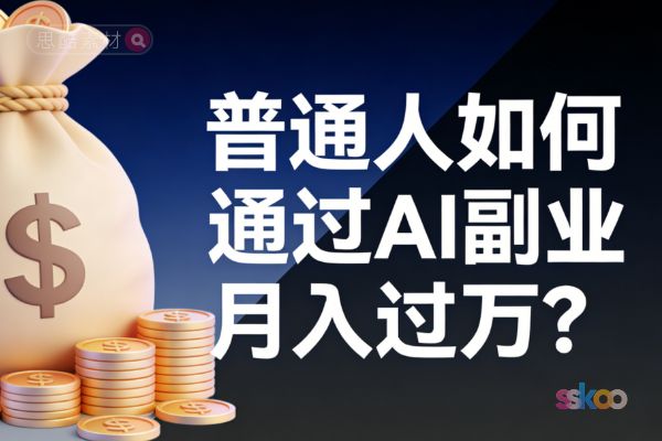 2026年普通人如何通过AI副业月入过万？最新实操方案与工具清单
