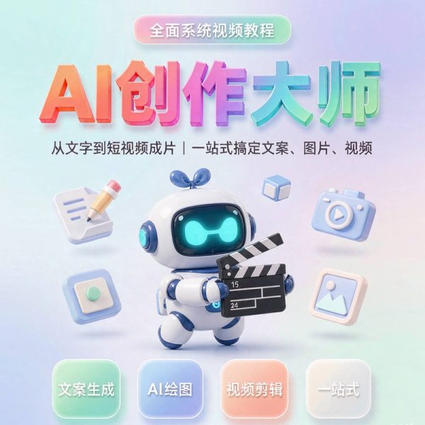 011-AI创作大师:从文字到短视频成片|一站式搞定文案、图片、视频,全面系统视频教程缩略图 011-AI创作大师:从文字到短视频成片|一站式搞定文案、图片、视频,全面系统视频教程