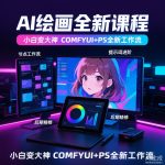 AI绘画全新课程，小白变大神COMFYUI+PS全新工作流
