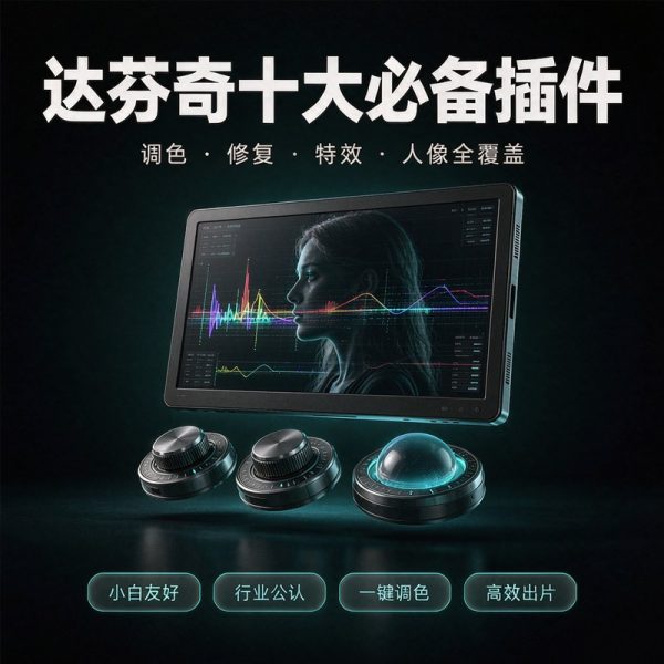 2026达芬奇DaVinci Resolve 十大必备小白友好插件（行业公认，调色 / 修复 / 特效 / 人像全覆盖）