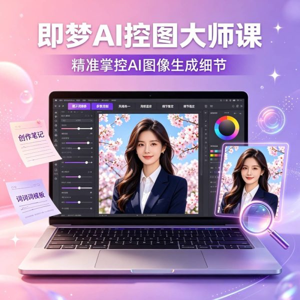 即梦AI控图大师课｜精准掌控AI图像生成细节