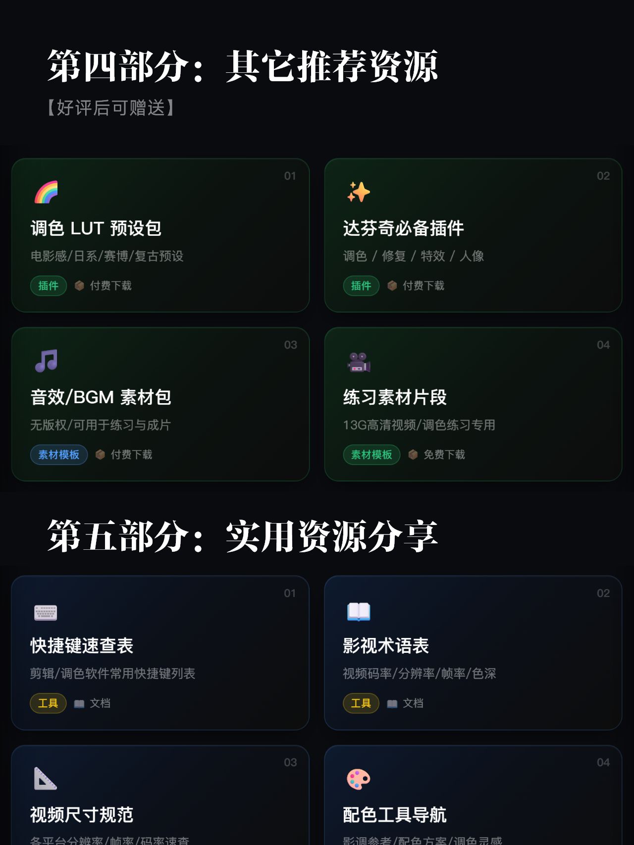 达芬奇 DaVinci Resolve 2026全能学习系统|全套自学SOP插图5 sskoo.com思酷素材